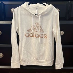 Youth Addidas White Sweatshirt
